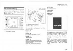 Suzuki-Vitara-II-2-owners-manual page 85 min