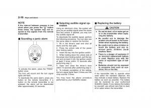 Subaru-Outback-Legacy-IV-4-owners-manual page 99 min