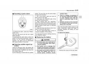 Subaru-Tribeca-owners-manual page 112 min