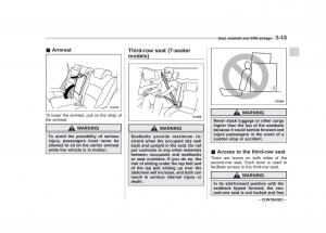 Subaru-Tribeca-owners-manual page 40 min