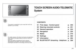 Peugeot-4008-owners-manual page 251 min