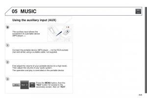 Peugeot-4008-owners-manual page 307 min