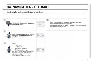 Peugeot-RCZ-owners-manual page 217 min