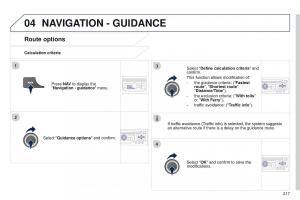 Peugeot-RCZ-owners-manual page 219 min