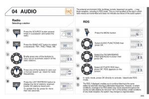 Peugeot-RCZ-owners-manual page 265 min