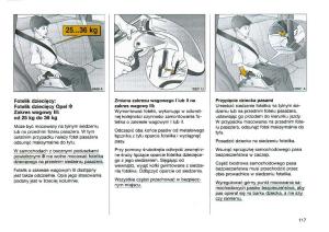 Opel-Omega-Vauxhall-Omega-B-FL-instrukcja-obslugi page 118 min