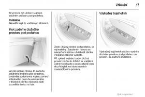 Opel-Agila-B-navod-k-obsludze page 47 min