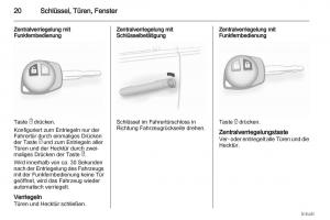 Opel-Agila-B-Handbuch page 20 min