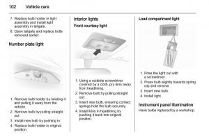 Opel-Agila-B-owners-manual page 102 min