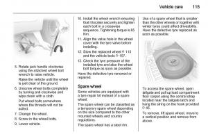 Opel-Agila-B-owners-manual page 115 min