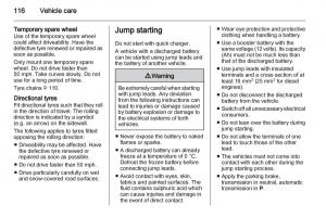 Opel-Agila-B-owners-manual page 116 min