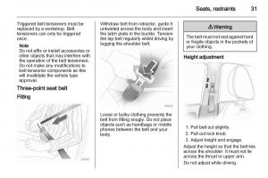 Opel-Agila-B-owners-manual page 31 min