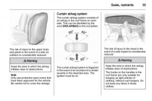 Opel-Agila-B-owners-manual page 35 min