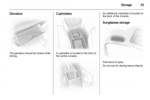 Opel-Agila-B-owners-manual page 43 min
