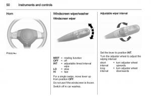 Opel-Agila-B-owners-manual page 50 min