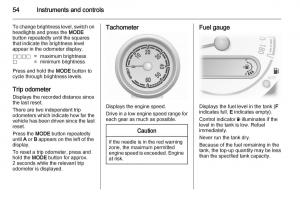 Opel-Agila-B-owners-manual page 54 min