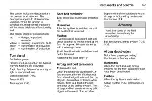 Opel-Agila-B-owners-manual page 57 min