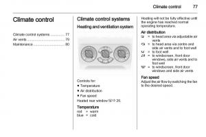 Opel-Agila-B-owners-manual page 77 min