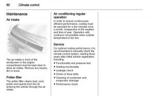 Opel-Agila-B-owners-manual page 80 min