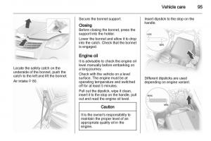 Opel-Agila-B-owners-manual page 95 min