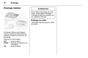 Opel-Agila-B-manuel-du-proprietaire page 70 min