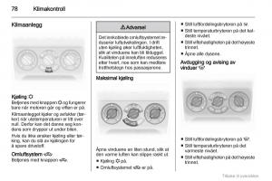 Opel-Agila-B-bruksanvisningen page 78 min