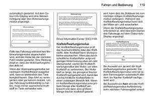 Opel-Ampera-Handbuch page 121 min