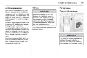 Opel-Ampera-Handbuch page 125 min