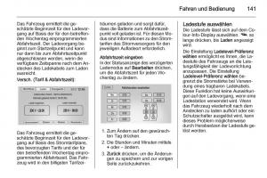 Opel-Ampera-Handbuch page 143 min