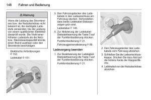 Opel-Ampera-Handbuch page 150 min