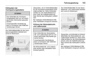 Opel-Ampera-Handbuch page 165 min