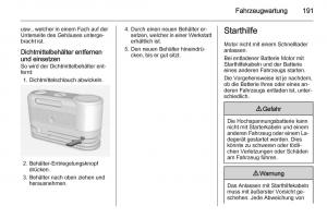 Opel-Ampera-Handbuch page 193 min