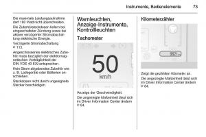 Opel-Ampera-Handbuch page 75 min