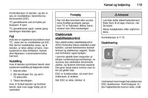 Opel-Ampera-Bilens-instruktionsbog page 121 min