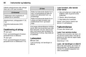 Opel-Ampera-Bilens-instruktionsbog page 70 min