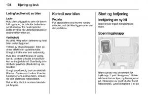 Opel-Ampera-bruksanvisningen page 106 min