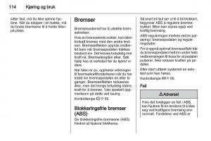 Opel-Ampera-bruksanvisningen page 116 min