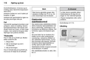 Opel-Ampera-bruksanvisningen page 120 min