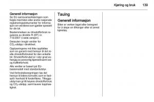 Opel-Ampera-bruksanvisningen page 141 min