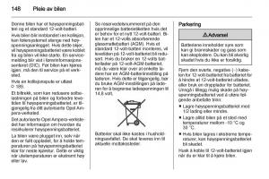 Opel-Ampera-bruksanvisningen page 150 min