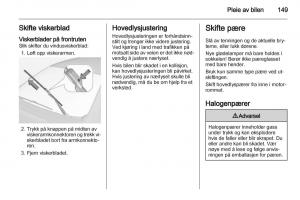 Opel-Ampera-bruksanvisningen page 151 min