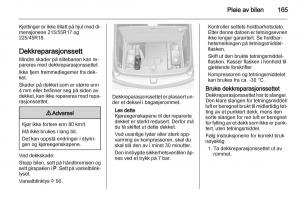 Opel-Ampera-bruksanvisningen page 167 min