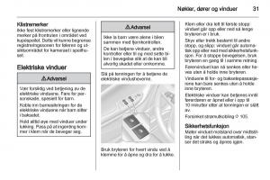 Opel-Ampera-bruksanvisningen page 33 min