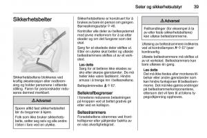 Opel-Ampera-bruksanvisningen page 41 min