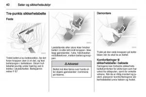 Opel-Ampera-bruksanvisningen page 42 min