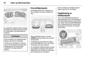 Opel-Ampera-bruksanvisningen page 46 min