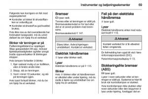 Opel-Ampera-bruksanvisningen page 71 min