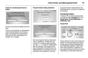 Opel-Ampera-bruksanvisningen page 83 min