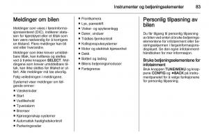 Opel-Ampera-bruksanvisningen page 85 min