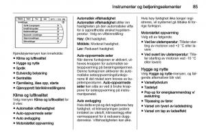 Opel-Ampera-bruksanvisningen page 87 min